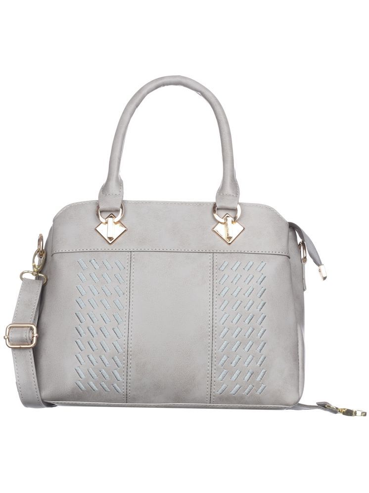     			Fostelo Grey Melange Faux Leather Sling Bag