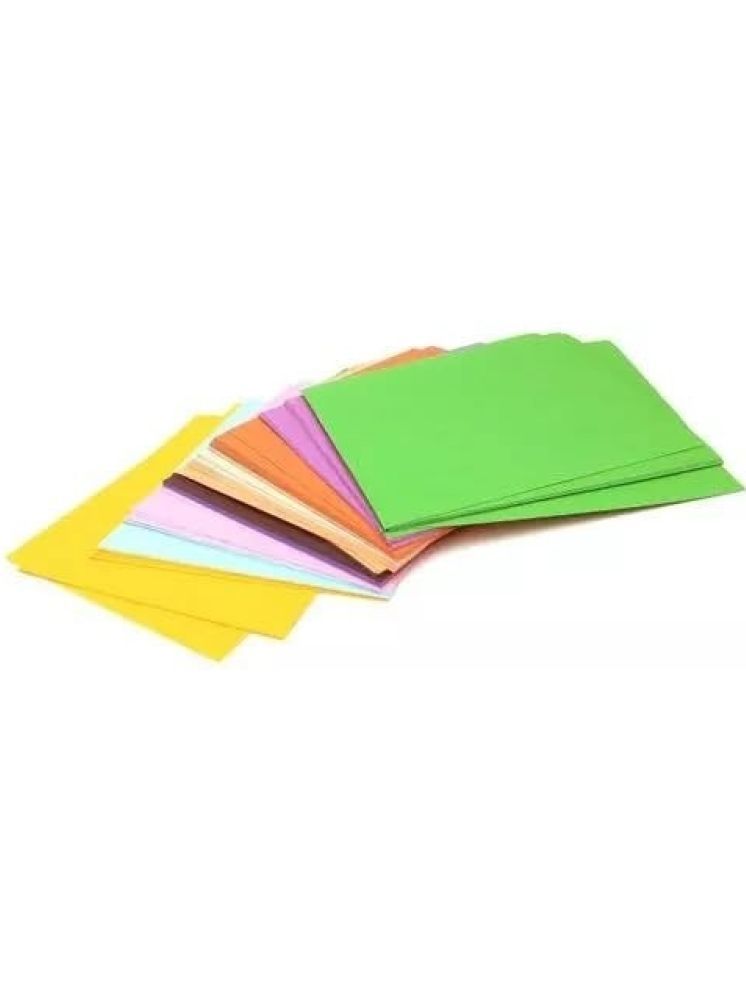     			Freedy Neon Origami Paper 15 cm X 15 cm Pack of 100 Sheets (10 sheet x 10 color) Fluorescent Color Both Side Coloured For Origami, Scrapbooking, Project Work