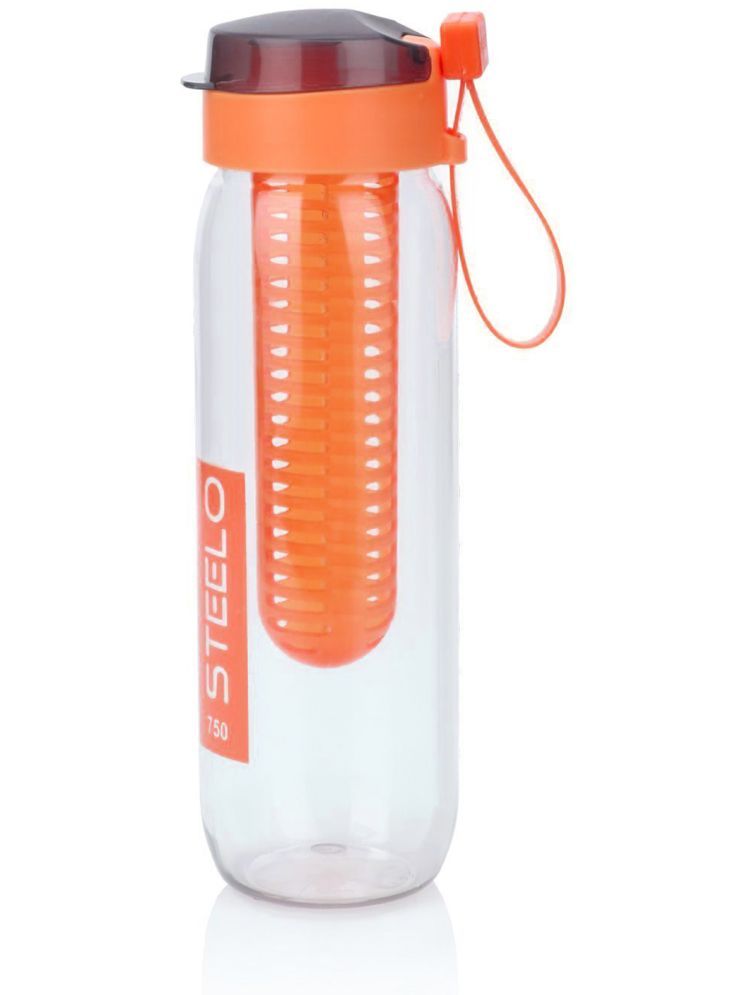     			Mannat Water Bottle Multicolour Plastic Water Bottle 750 mL ( Set of 1 )