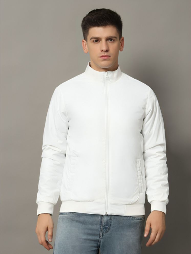     			PPTHEFASHIONHUB Polyester Men's Casual Jacket - White ( Pack of 1 )