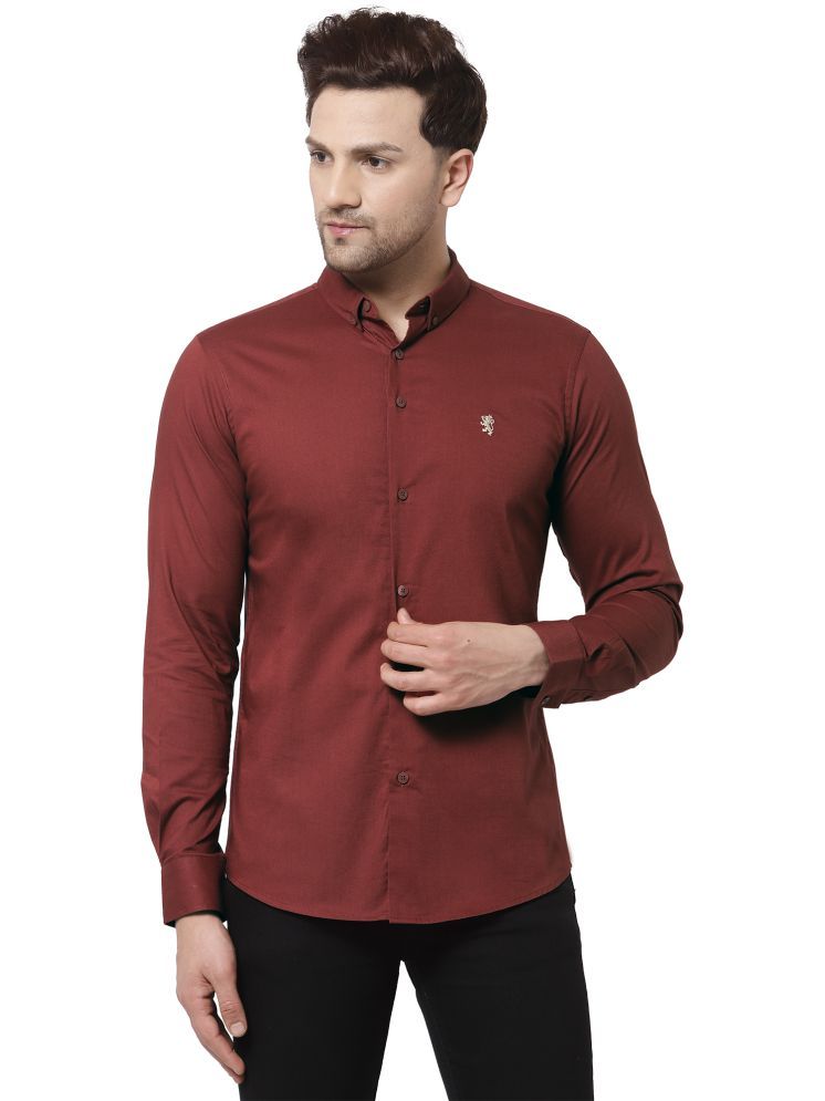     			Red Tape 100% Cotton Regular Fit Solids Full Sleeves Men's Casual Shirt - Red ( Pack of 1 )