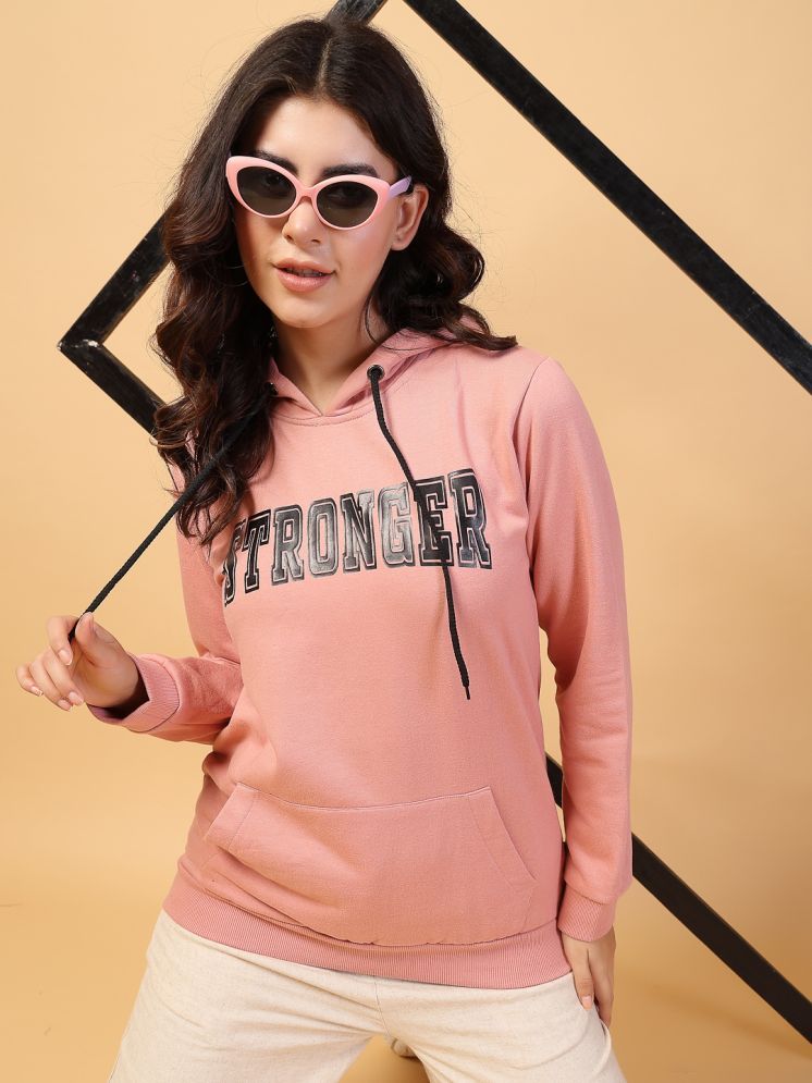     			Rigo Fleece Women's Hooded Sweatshirt ( Peach )