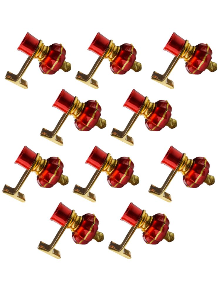     			Sun Shield Red Wrought Iron Single Rod Bracket ( Pack of 10 )