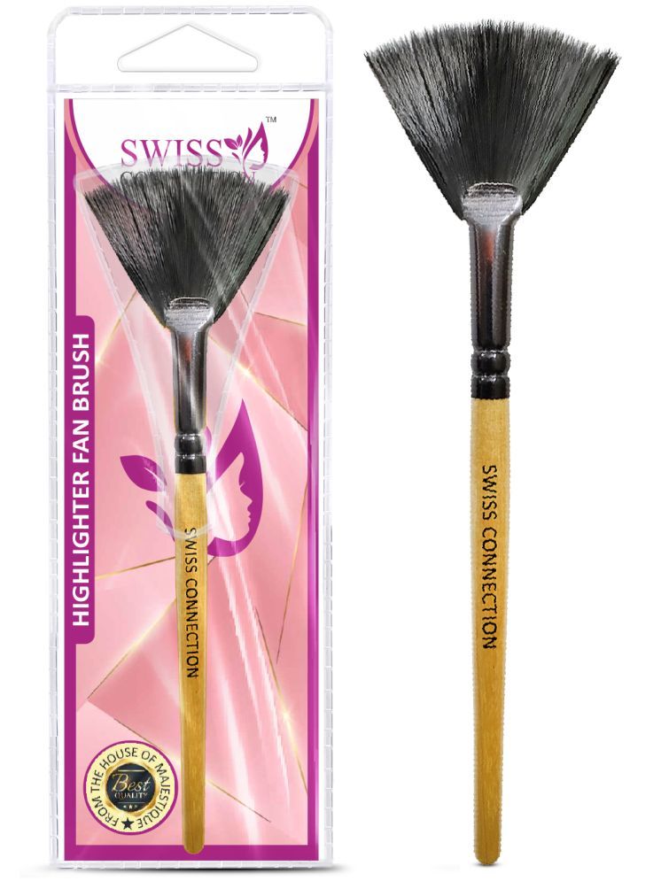     			Swiss Connection Synthetic Fan Powder Brush 1 Pcs 75 g