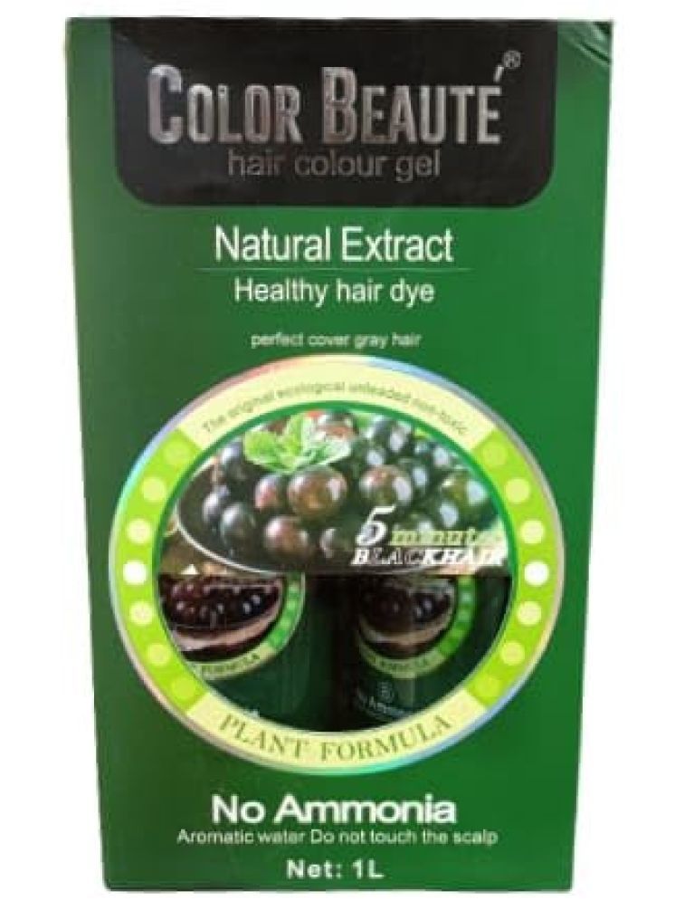     			Color Beaute Natural Extract Natural Temporary Hair Color 1000 mL Black