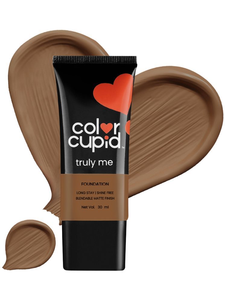     			Color Cupid Matte Cream For All Skin Types Skin Deep Brown Foundation Pack of 1