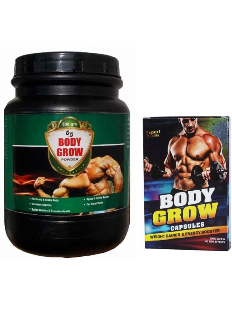     			Dr Chopra Body Grow Weight Gainer Capsule 10no.s & G&G Body Grow Powder 300 gm Chocolate Single Pack