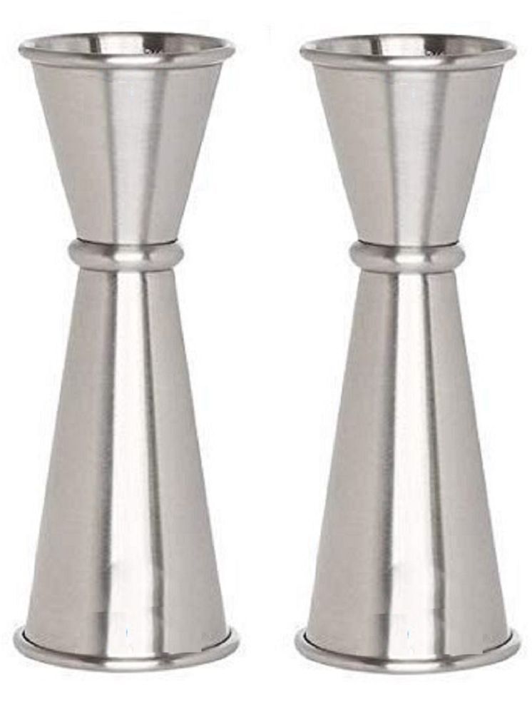     			Dynore Silver Stainless Steel Peg Measurer ( Pack of 2 )