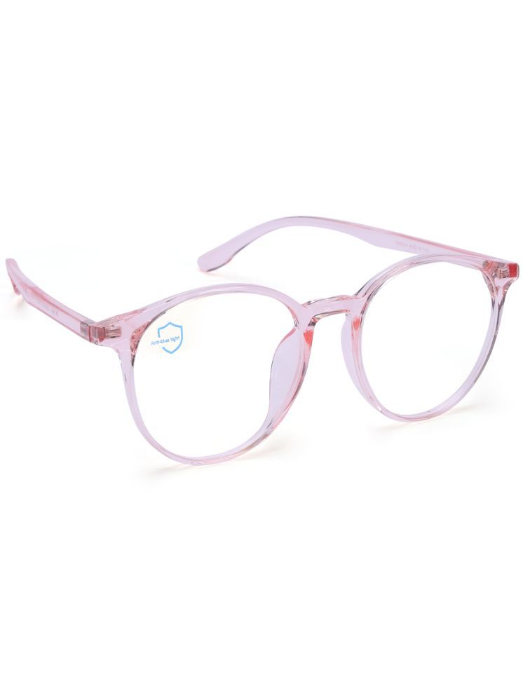     			Hexxa Pink Round Eyeglass Frame ( Pack of 1 )