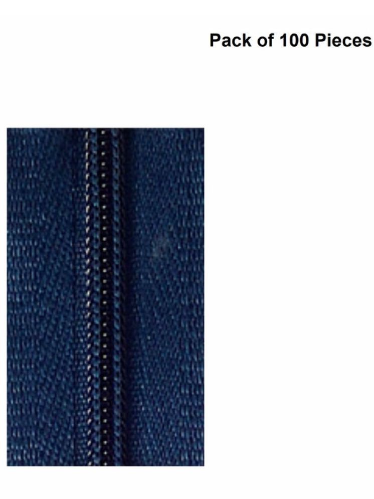     			Jyoti Zipper - CFC Size 3 - Color 24 (100 Zips of 8 Inches) Open-Ended, Ideal for Tailoring, Crafts, Fashion, Dressmaking | Zips Used in Stitching, Sewing, Pants, Bags - Pack of 100 Pieces