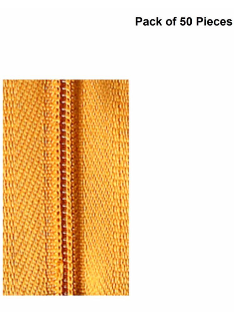     			Jyoti Zipper - CFC Size 3 - Color 5 (50 Zips of 8 Inches) Open-Ended, Ideal for Tailoring, Crafts, Fashion, Dressmaking | Zips Used in Stitching, Sewing, Pants, Bags - Pack of 50 Pieces