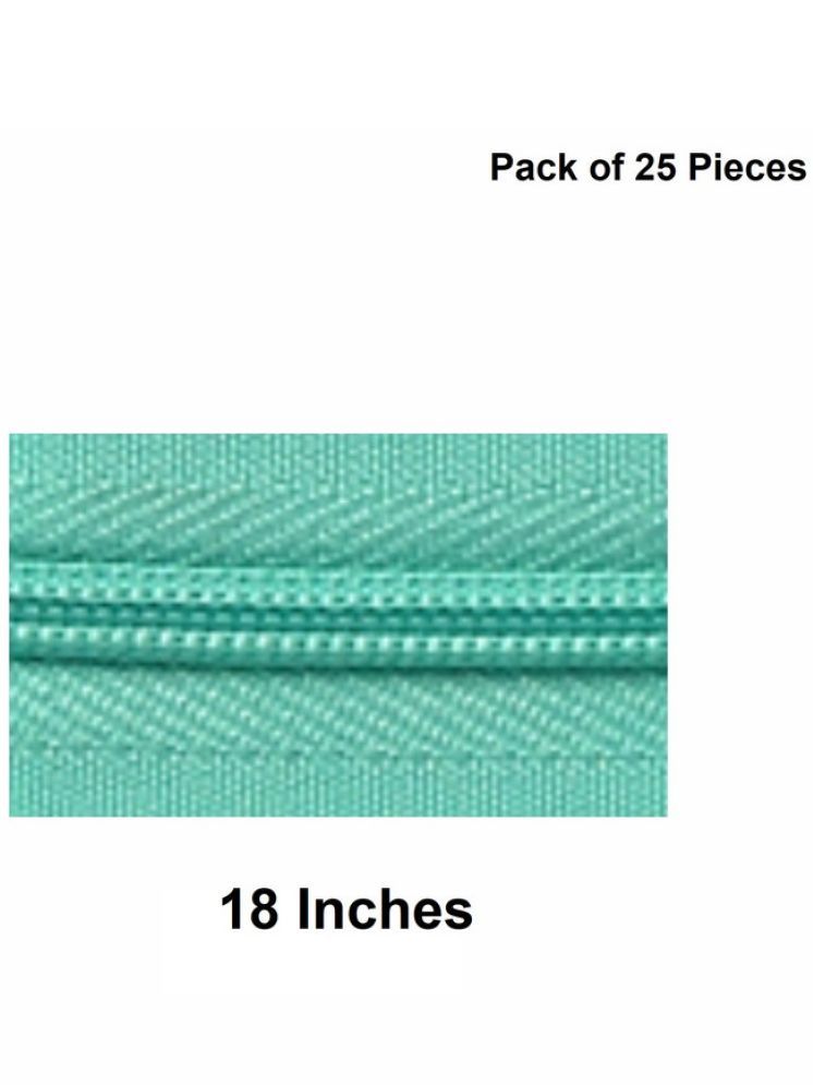     			Jyoti Zipper - Concealed Size 3 - Color 16 (25 Zips of 18 Inches) Open-Ended, Ideal for Tailoring, Crafts, Fashion, Dressmaking | Zips Used in Stitching, Sewing, Pants, Bags - Pack of 25 Pieces