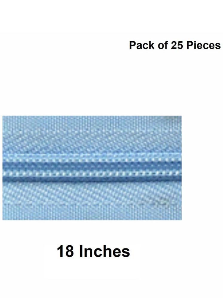     			Jyoti Zipper - Concealed Size 3 - Color 13 (25 Zips of 18 Inches) Open-Ended, Ideal for Tailoring, Crafts, Fashion, Dressmaking | Zips Used in Stitching, Sewing, Pants, Bags - Pack of 25 Pieces