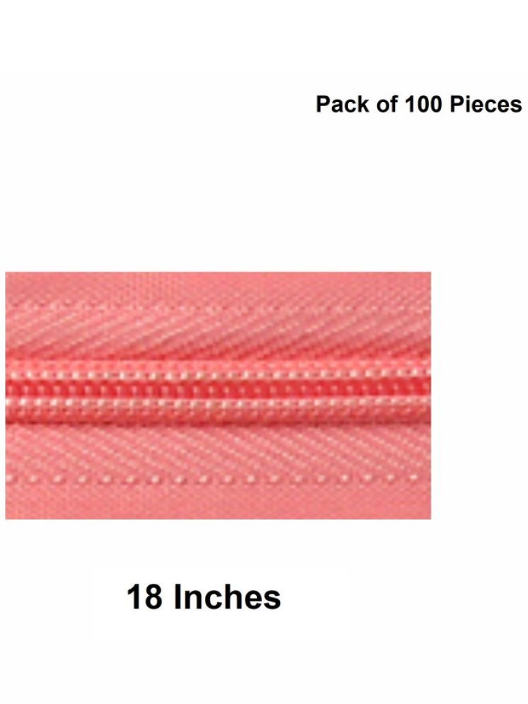     			Jyoti Zipper - Concealed Size 3 - Color 24 (100 Zips of 18 Inches) Open-Ended, Ideal for Tailoring, Crafts, Fashion, Dressmaking | Zips Used in Stitching, Sewing, Pants, Bags - Pack of 100 Pieces