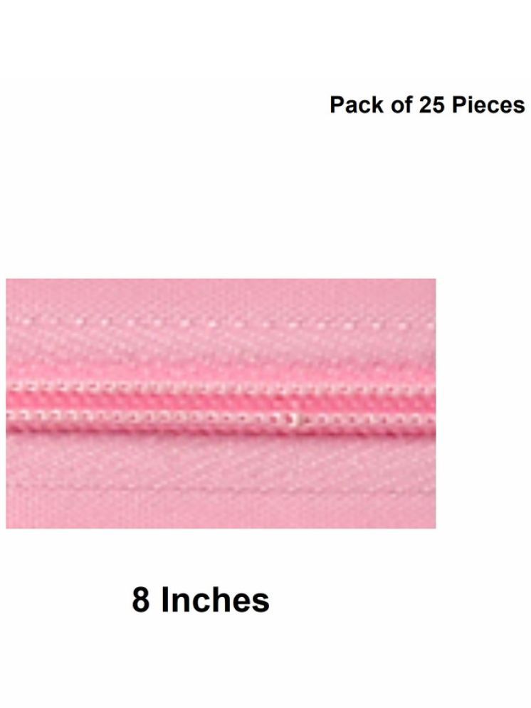     			Jyoti Zipper - Concealed Size 3 - Color 23 (25 Zips of 8 Inches) Open-Ended, Ideal for Tailoring, Crafts, Fashion, Dressmaking | Zips Used in Stitching, Sewing, Pants, Bags - Pack of 25 Pieces