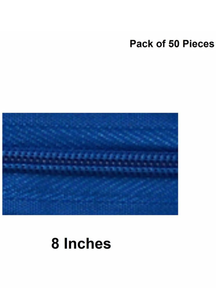     			Jyoti Zipper - Concealed Size 3 - Color 33 (50 Zips of 8 Inches) Open-Ended, Ideal for Tailoring, Crafts, Fashion, Dressmaking | Zips Used in Stitching, Sewing, Pants, Bags - Pack of 50 Pieces