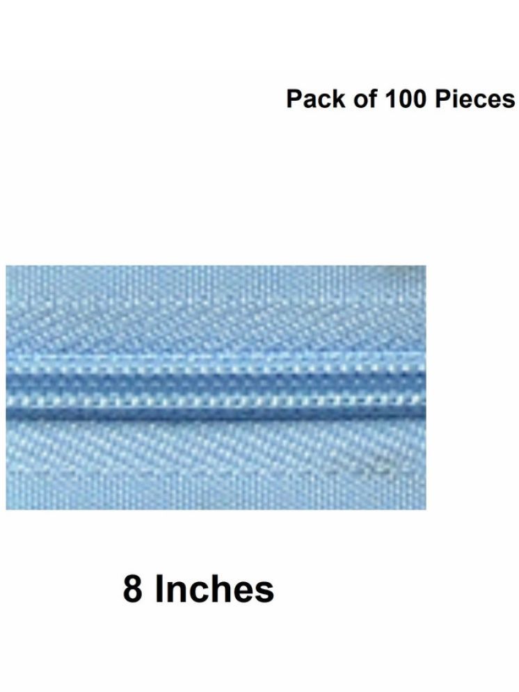     			Jyoti Zipper - Concealed Size 3 - Color 13 (100 Zips of 8 Inches) Open-Ended, Ideal for Tailoring, Crafts, Fashion, Dressmaking | Zips Used in Stitching, Sewing, Pants, Bags - Pack of 100 Pieces