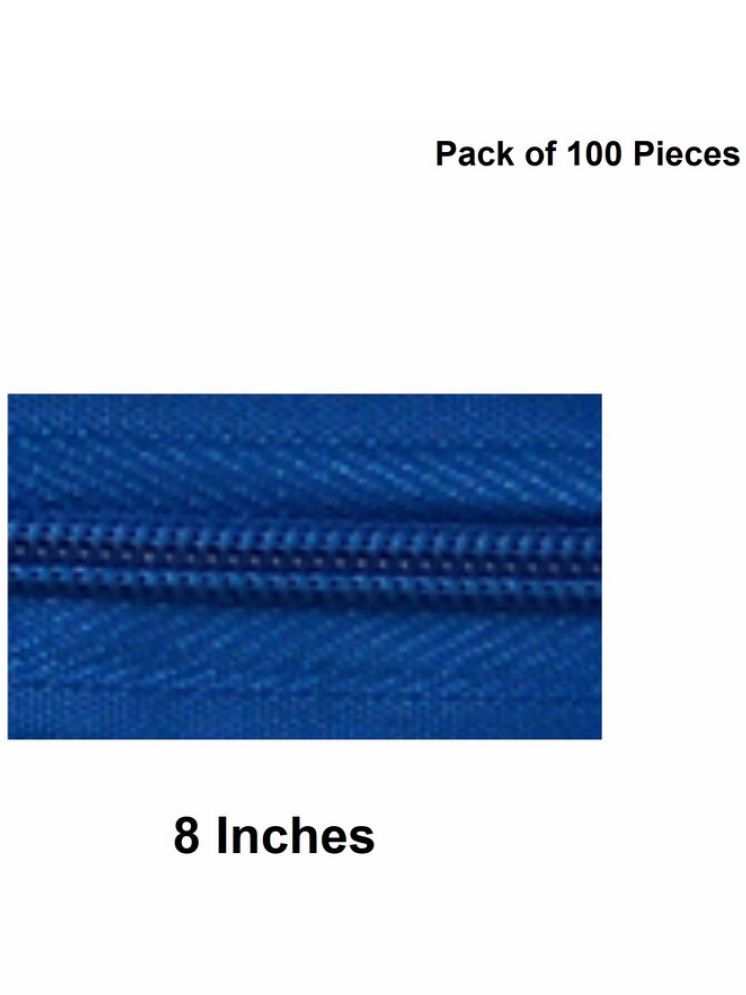     			Jyoti Zipper - Concealed Size 3 - Color 33 (100 Zips of 8 Inches) Open-Ended, Ideal for Tailoring, Crafts, Fashion, Dressmaking | Zips Used in Stitching, Sewing, Pants, Bags - Pack of 100 Pieces