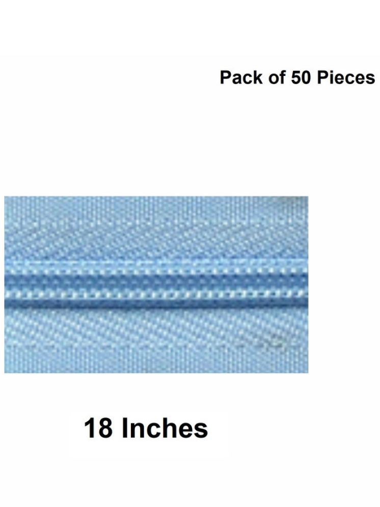     			Jyoti Zipper - Concealed Size 3 - Color 13 (50 Zips of 18 Inches) Open-Ended, Ideal for Tailoring, Crafts, Fashion, Dressmaking | Zips Used in Stitching, Sewing, Pants, Bags - Pack of 50 Pieces