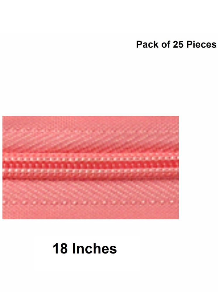     			Jyoti Zipper - Concealed Size 3 - Color 24 (25 Zips of 18 Inches) Open-Ended, Ideal for Tailoring, Crafts, Fashion, Dressmaking | Zips Used in Stitching, Sewing, Pants, Bags - Pack of 25 Pieces