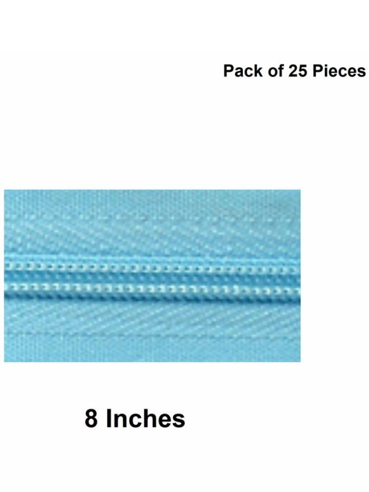     			Jyoti Zipper - Concealed Size 3 - Color 31 (25 Zips of 8 Inches) Open-Ended, Ideal for Tailoring, Crafts, Fashion, Dressmaking | Zips Used in Stitching, Sewing, Pants, Bags - Pack of 25 Pieces