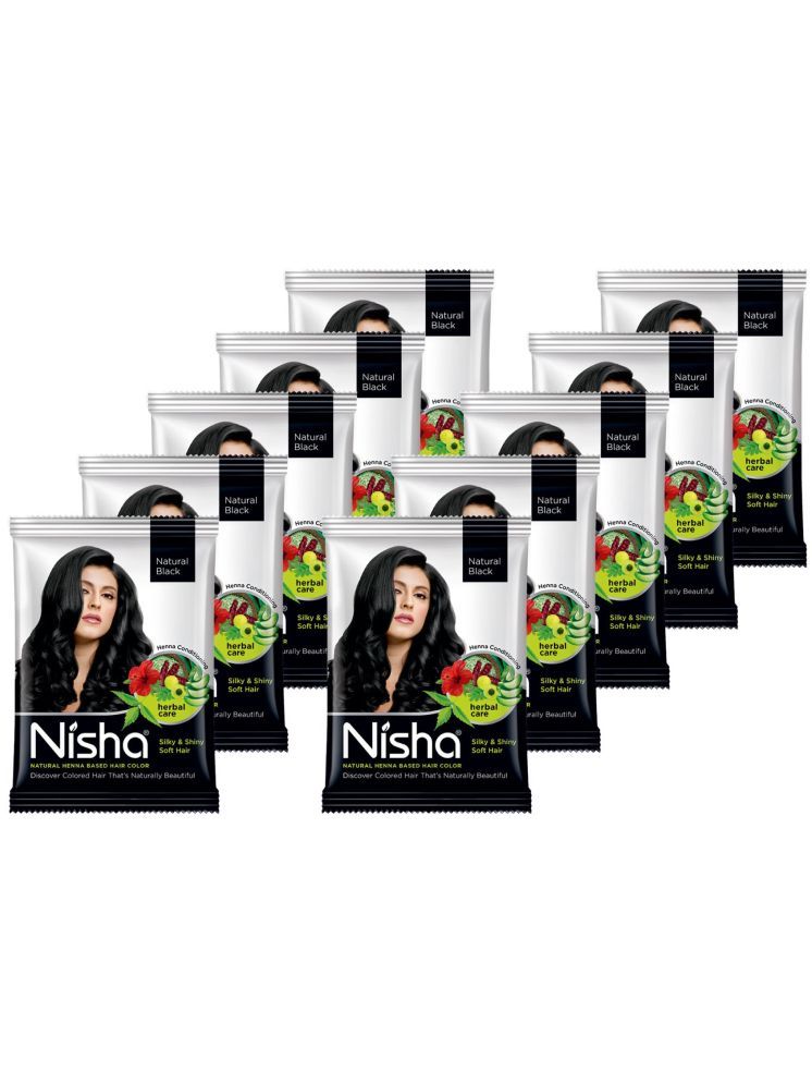     			Nisha Henna Hair Color Ammonia Free Permanent Hair Color 250 g Black