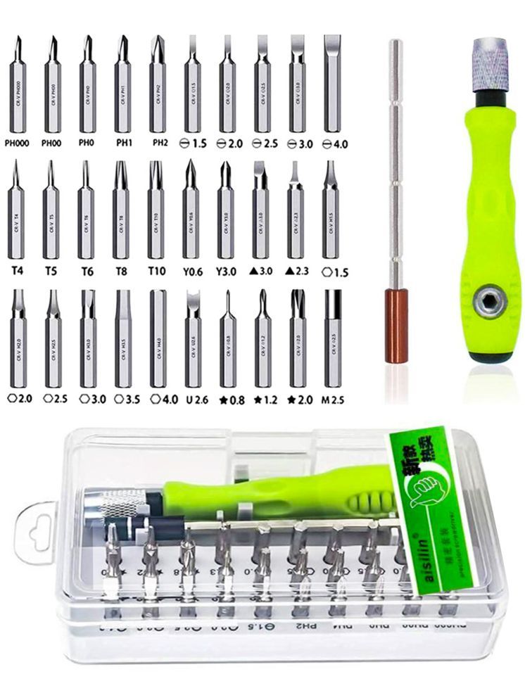     			Retailstore Multipurpose 32-in-1 Mini Screwdrivers Kit For Mobile, laptop, Toys, 32 Pcs Screwdriver Set