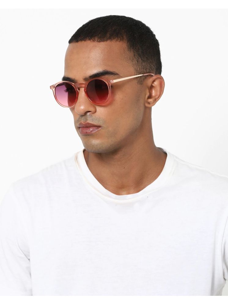     			Sunnies Pink Oval Sunglasses ( Pack of 1 )