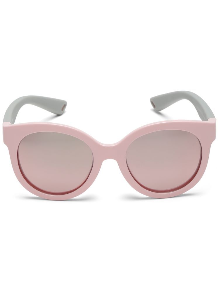     			Sunnies White Round Sunglasses ( Pack of 1 )