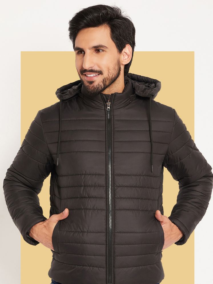     			VERO AMORE Polyester Men's Quilted & Bomber Jacket - Black ( Pack of 1 )