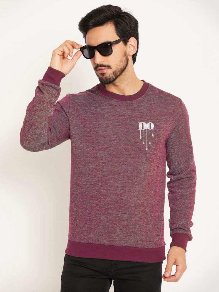     			GET GOLF Fleece Round Neck Men's Sweatshirt - Maroon ( Pack of 1 )