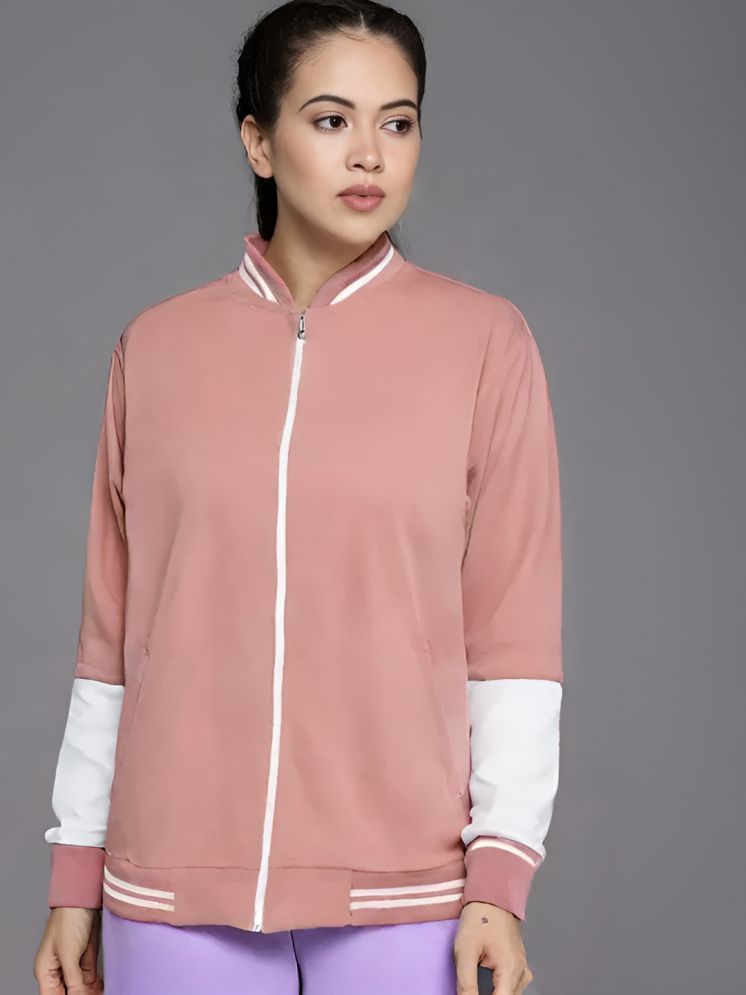     			PPTHEFASHIONHUB - Polyester Peach Bomber Jackets