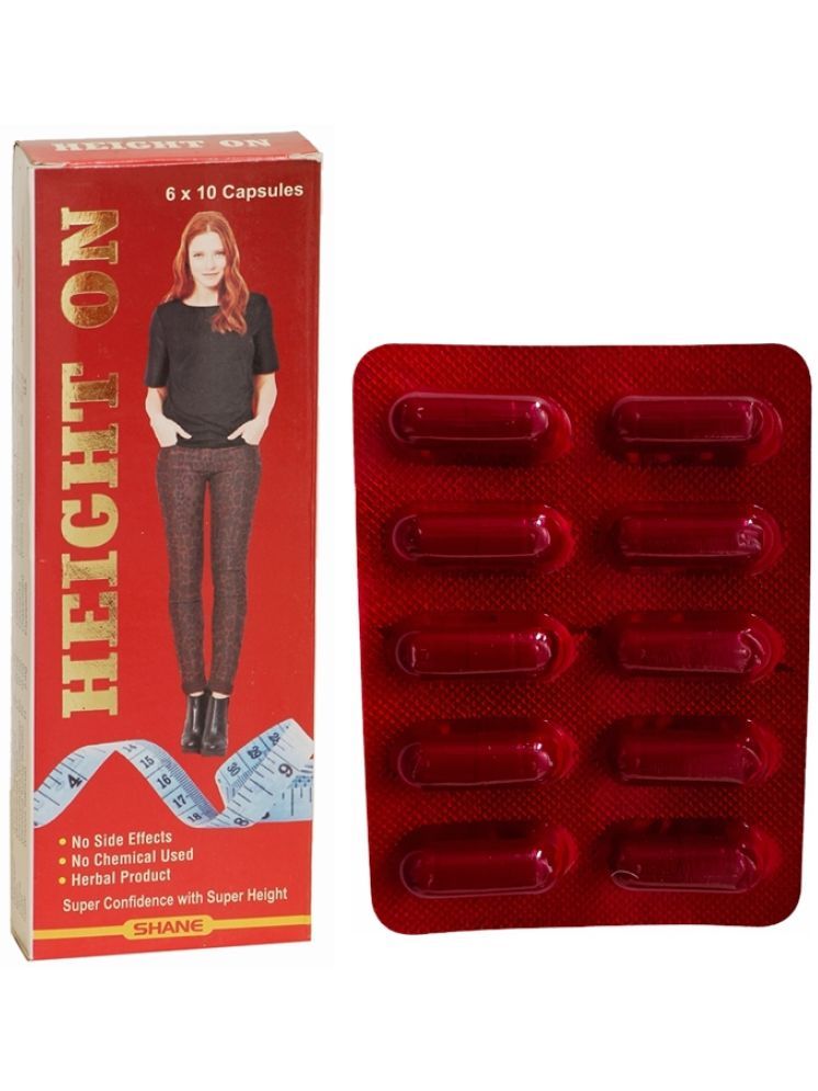     			Shane Height On Ayurvedic (Increase Height Naturally) Capsule 60 no.s Unflavoured Single Pack