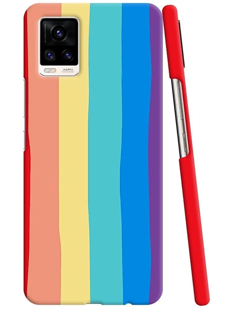     			T4U THINGS4U Multicolor Printed Back Cover Polycarbonate Compatible For Vivo V20 ( Pack of 1 )