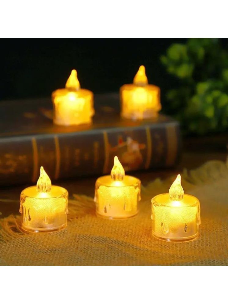     			ATIPRIYA Yellow LED Tea Light Candle 5 cm ( Pack of 12 )