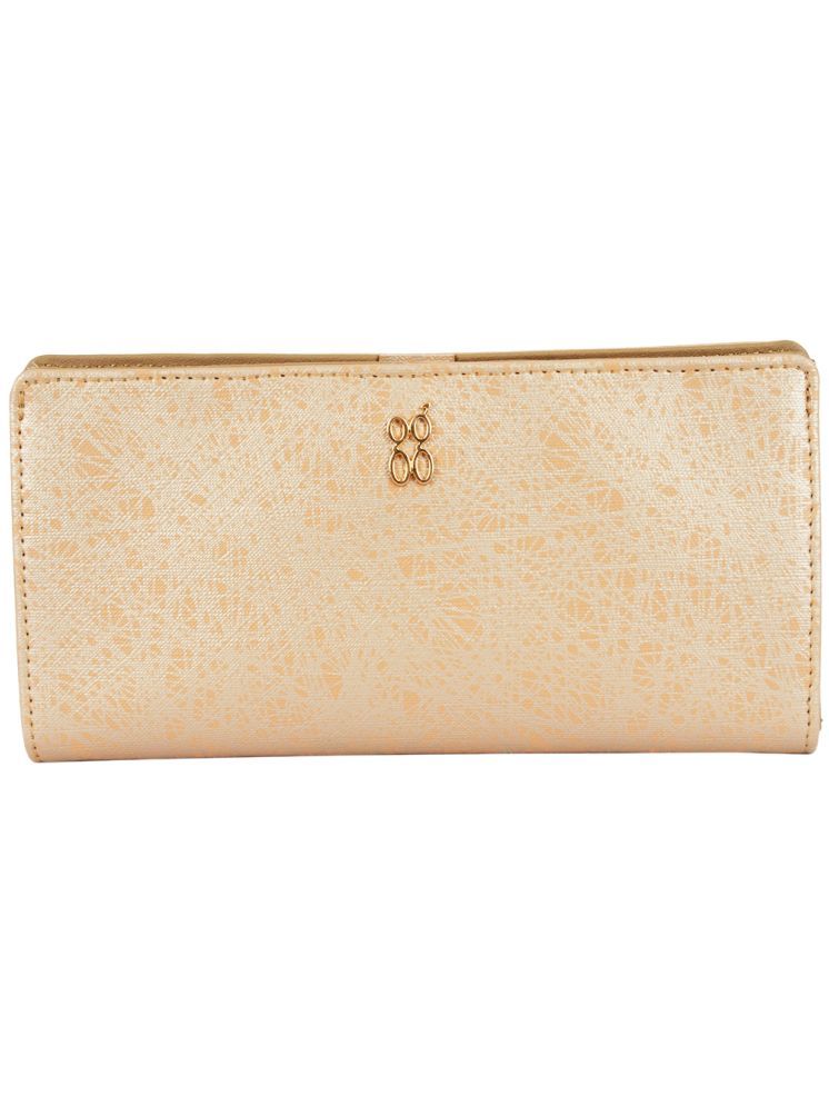     			Baggit PU Gold Women's Bi Fold Wallet ( Pack of 1 )