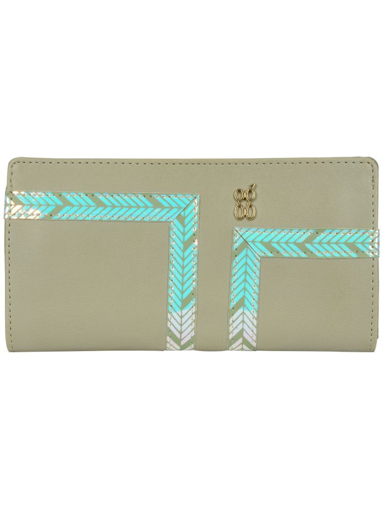     			Baggit PU Green Women's Bi Fold Wallet ( Pack of 1 )