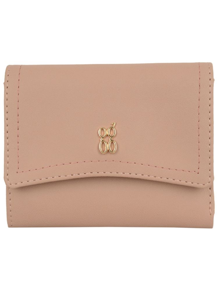     			Baggit PU Pink Women's Bi Fold Wallet ( Pack of 1 )