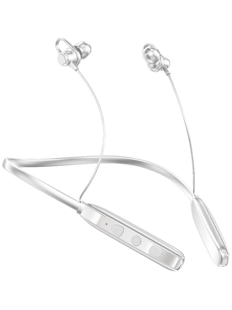     			DIGIMATE In-the-ear Bluetooth Headset with Upto 30h Talktime Noise Cancellation - White