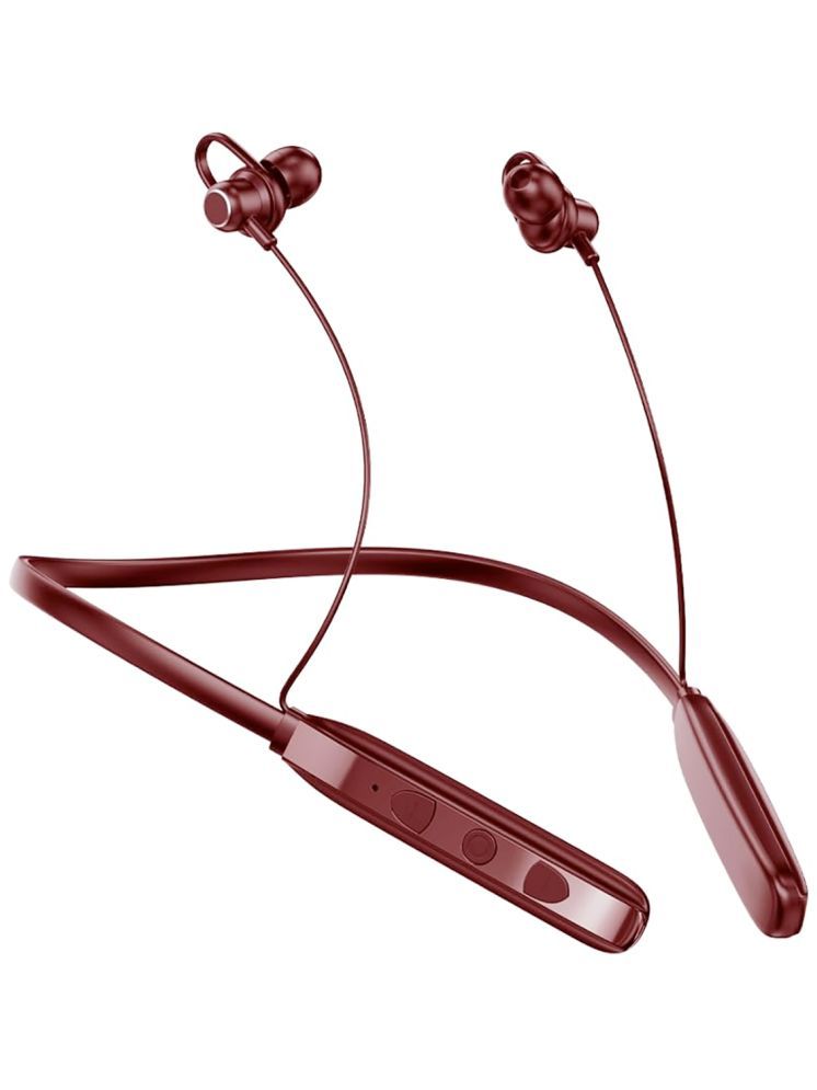     			DIGIMATE In-the-ear Bluetooth Headset with Upto 30h Talktime Noise Cancellation - Red