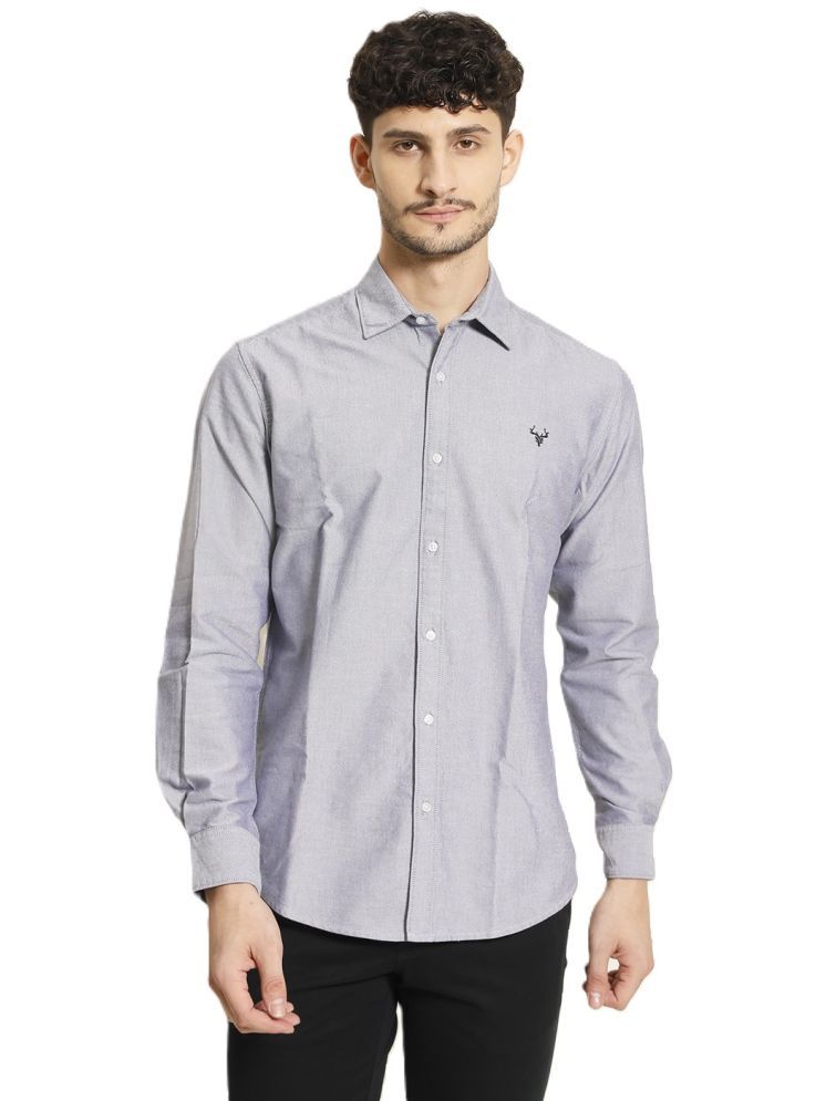     			IVOC Pure Cotton Solid Casual Shirt