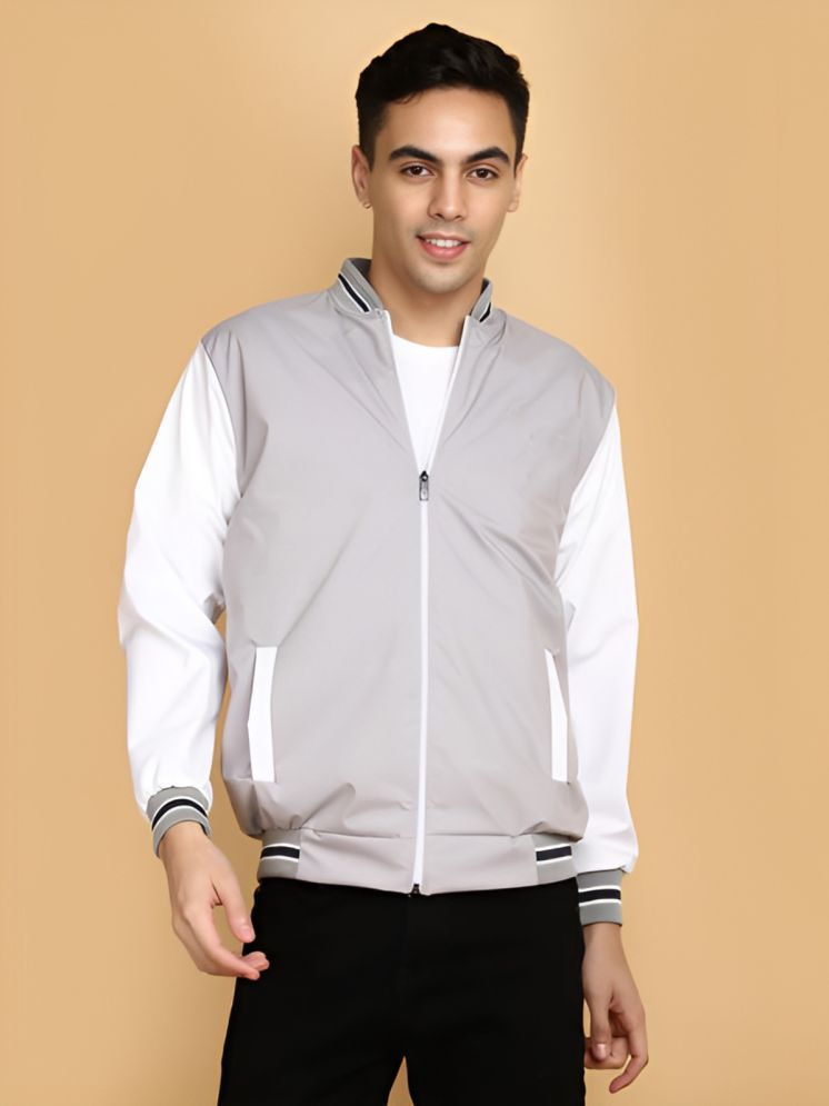     			PPTHEFASHIONHUB Polyester Men's Casual Jacket - Grey ( Pack of 1 )