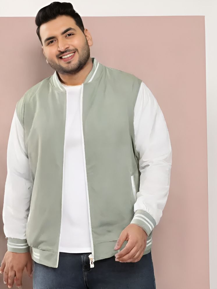     			PPTHEFASHIONHUB Polyester Men's Casual Jacket - Green ( Pack of 1 )