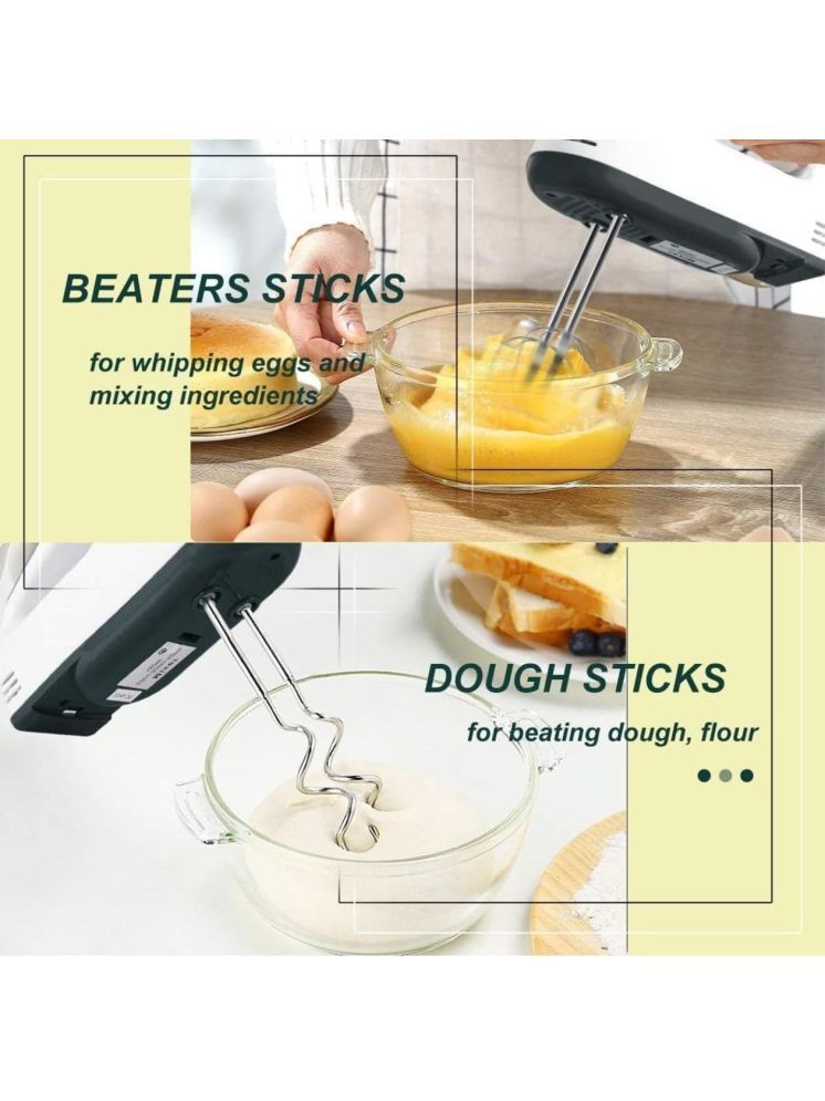     			QitmirMKT Electric Hand Blender Cake Maker M101 White Electric Push Button Chopper 100W