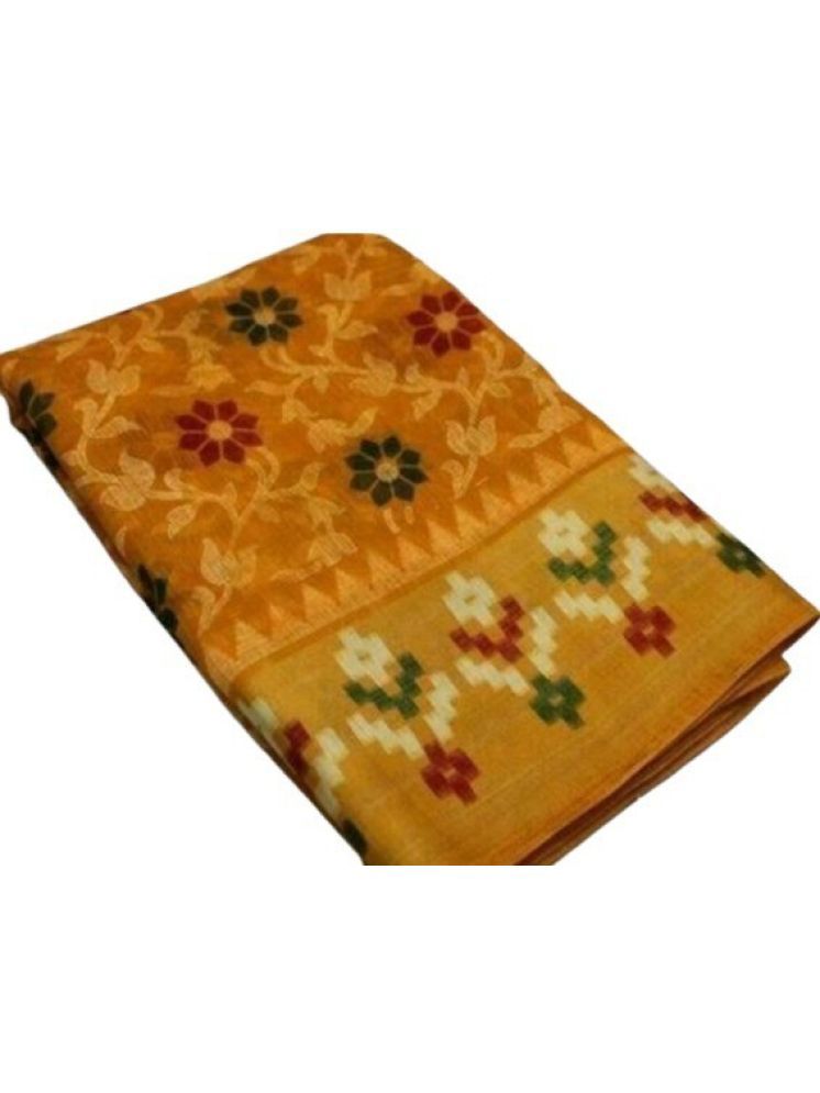     			Samai Cotton Silk Printed Saree With Blouse Piece - Multicolor1 ( Pack of 1 )