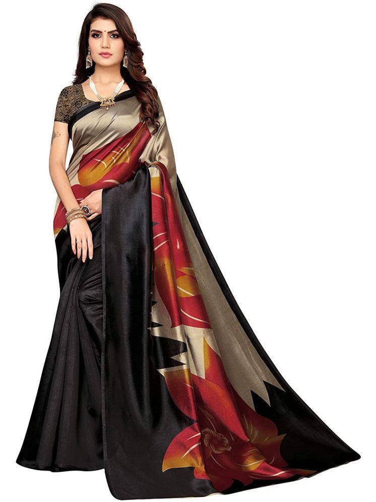     			Samai Cotton Silk Printed Saree With Blouse Piece - Multicolor2 ( Pack of 1 )