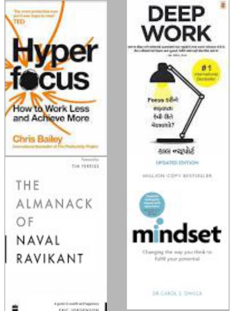     			The Almanack Of Naval Ravikant + Deep Work + Mindset + Hyperfocus