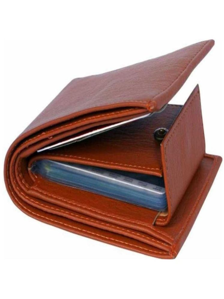     			soyen Brown PU,Canvas Men's Regular Wallet ( Pack of 1 )