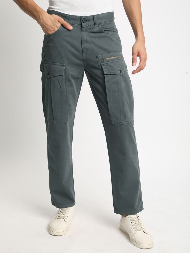     			Bene Kleed Regular Flat Men's Cargos - Grey ( Pack of 1 )