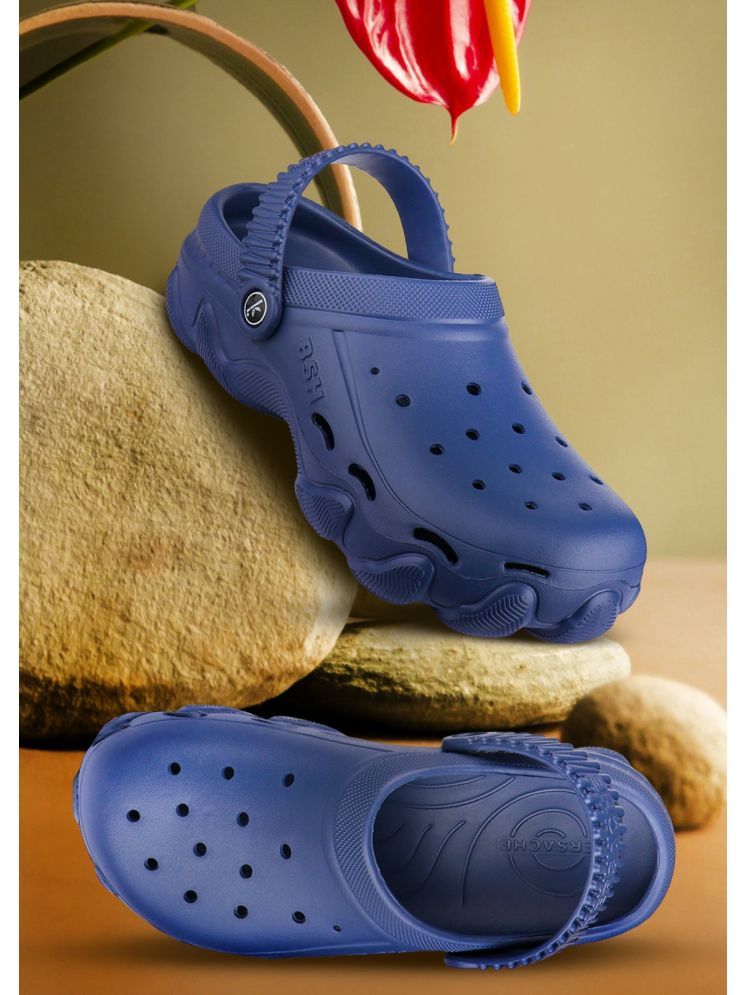     			Bersache - Blue Men's Clogs